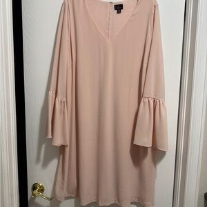 Worthington Blush V-Neck Dress